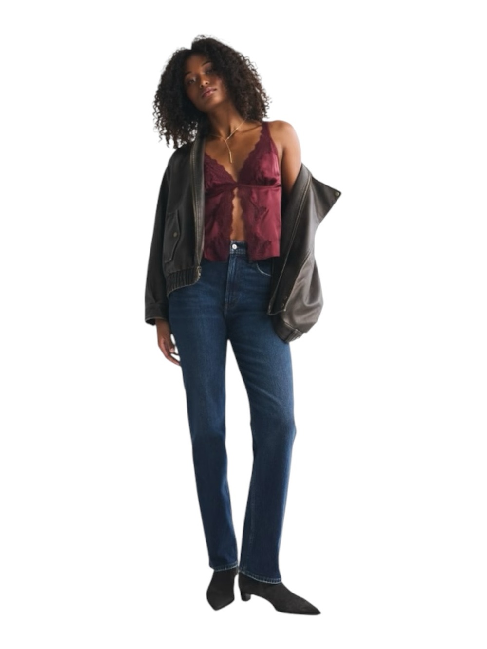 Abercrombie & Fitch Curve Love Ultra High Rise 90s Straight Jean Women’s 8 L 29